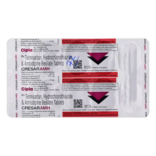 Cresar AMH 40mg/5mg/12.5mg Tablet